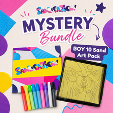 Load image into Gallery viewer, Mystery Bundle - BOY 10pc Sand Art Craft Pack