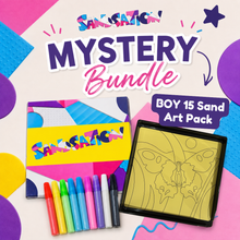 Load image into Gallery viewer, Mystery Bundle - BOY 15pc Sand Art Craft Pack