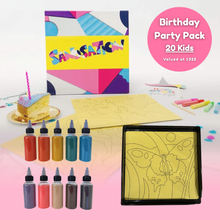 Load image into Gallery viewer, Sand Art Birthday Party Pack - 20 Kids