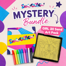 Load image into Gallery viewer, Mystery Bundle - GIRL 20pc Sand Art Craft Pack