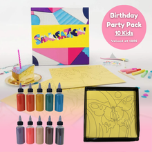Load image into Gallery viewer, Sand Art Birthday Party Pack - 10 Kids