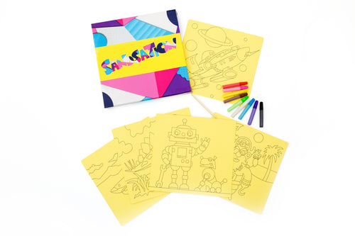 Boys 5pc Sand Art Craft Pack