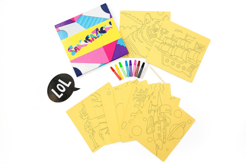 Boys 10pc Sand Art Craft Pack