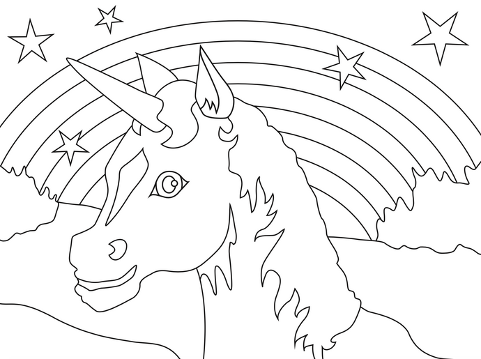 Unicorn Sand Art