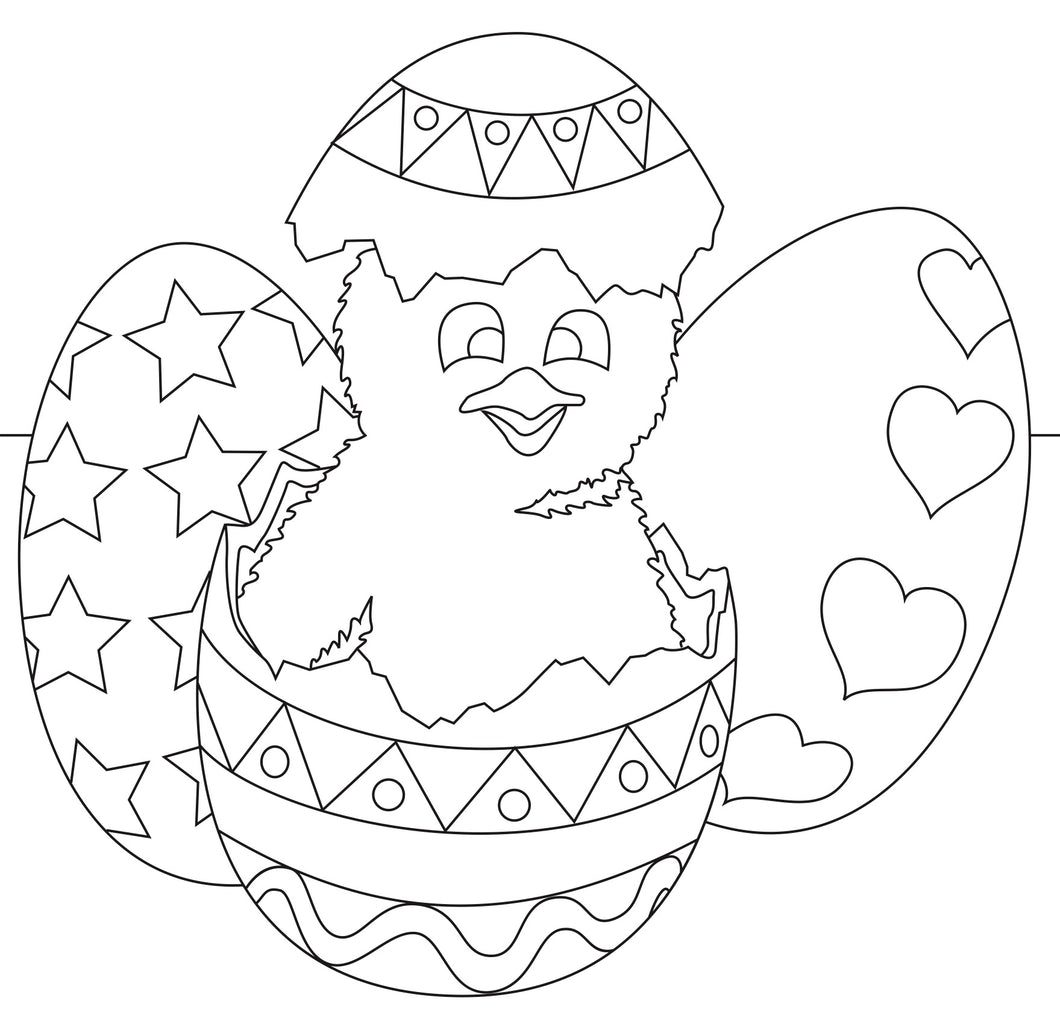 Easter Chicks Sand Art